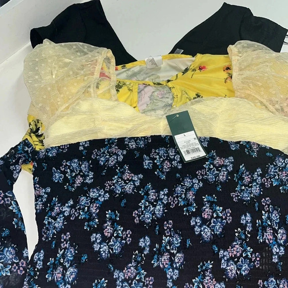 Juniors crop top bundle NWT Wild Fable Haute Monde JLo Tovia 4 juniors large top - Picture 1 of 17